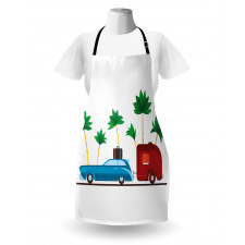 Exotic Travel Theme Apron