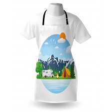 Forest Camping Summer Apron