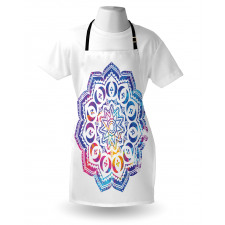 Mandala Effect Soft Colors Apron