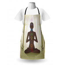 Yoga in Bamboo Stems Apron