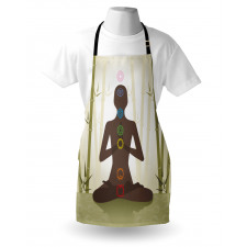 Yoga in Bamboo Stems Apron