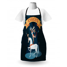 Girl Dances on a Horse Apron