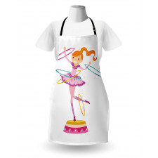 Girl Twirling Hoops Apron