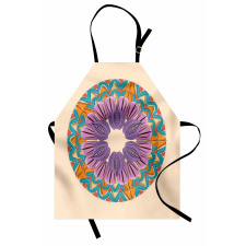 Rotating Zigzag Lines Apron