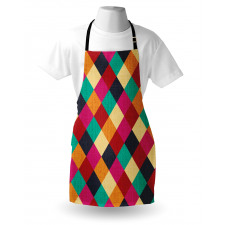 Distressed Checkered Apron