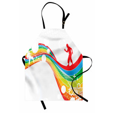 Men on a Wave Apron