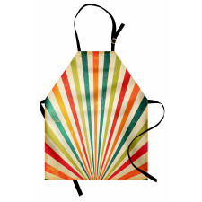 Retro Sun Rays Apron