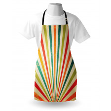 Retro Sun Rays Apron