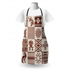 Grunge Native Tile Apron