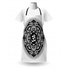 Oriental Tattoo Art Mandala Apron