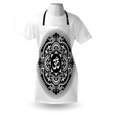 Oriental Tattoo Art Mandala Apron