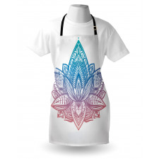 Tribal Boho Lotus Flower Apron