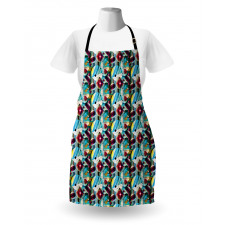 Grungy Geometric Art Apron