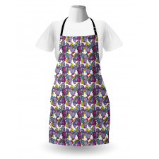 Vintage Lupin Bouquets Apron