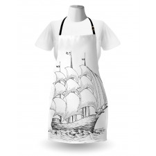 Medieval Ship Sea Apron