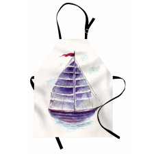 Retro Ship Antique Apron