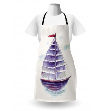 Retro Ship Antique Apron