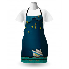 Kids Midnight Sea Apron