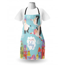 Cartoon Storks Apron