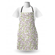 Green Leaves Berries Apron