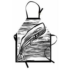 Vintage Stripy Sea Fish Apron