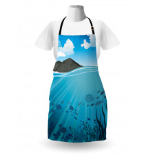 Fishes Sea Mountain Apron