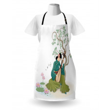 Woman Music Instrument Apron