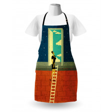 Woman on Ladder Apron