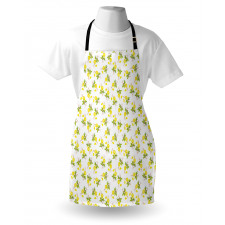 Watercolored Lemons Apron