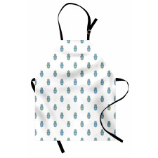 Bicolor Oriental Hand Apron