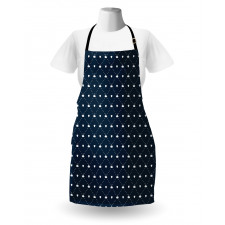 Dots Hearts Tiaras Apron