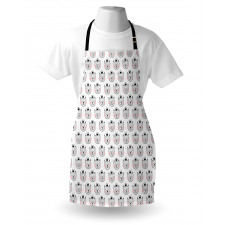 Funny Crowned Bears Apron