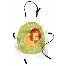 Zoo Animal Nursery Art Apron