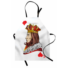 King of Heart Play Card Apron