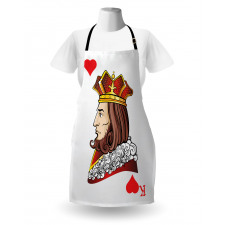 King of Heart Play Card Apron