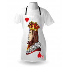 King of Heart Play Card Apron