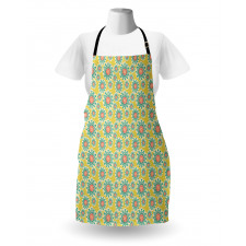 Dotted Flowers Apron