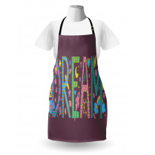 Doodle Art Dream Word Apron