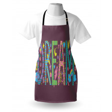 Doodle Art Dream Word Apron