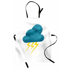 Cloud and Bolts Apron