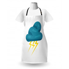 Cloud and Bolts Apron