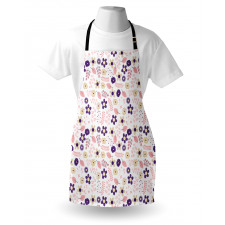 Dahlia and Chrysanthemum Apron