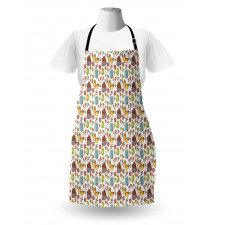 Rose Hip Plant and Peony Apron