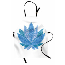 Oriental Lotus Petals Apron