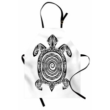 Turtle Spirals Apron