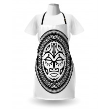 Maori Face Mask Apron