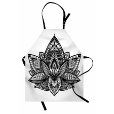 Lotus Flower Tattoo Art Apron