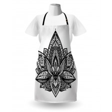 Lotus Flower Tattoo Art Apron