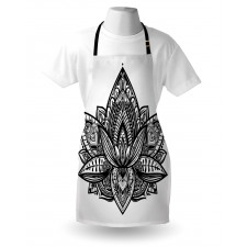 Lotus Flower Tattoo Art Apron