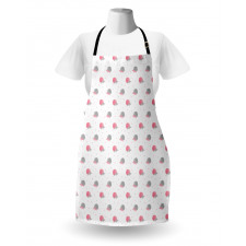 Fluffy Pinkish Hedgehog Apron